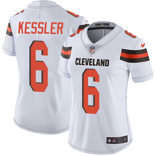 Nike Browns #6 Cody Kessler White Women's Stitched NFL Vapor Untouchable Limited Jersey