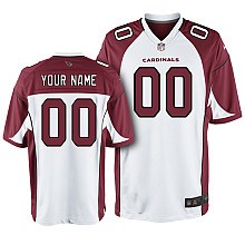 Men's Arizona Cardinals Customized Game White Jersey