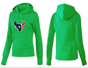 Women Houston Texans Logo Pullover Hoodie-- (6)