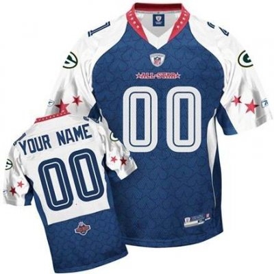 customized green bay packers jersey 2010 pro bowl nfc football jersey