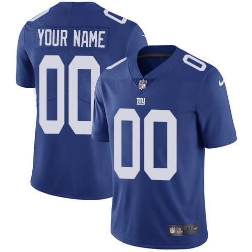 Nike NFL New York Giants Vapor Untouchable Customized Limited Royal Blue Home Men's Jersey