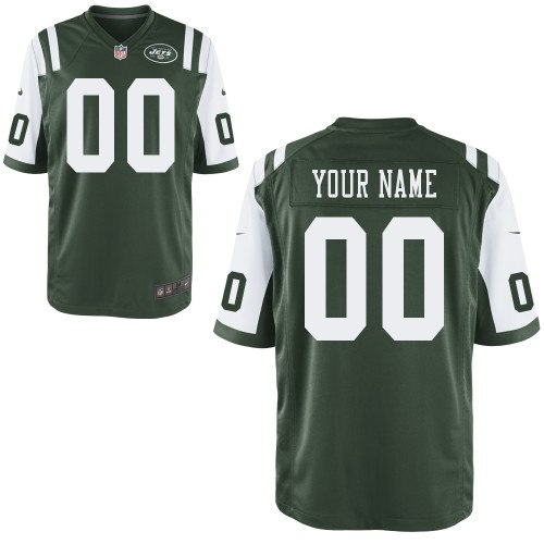 men's new york jets customized game team color jerseys