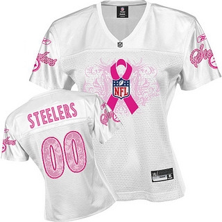 pittsburgh steelers women 2010 breast cancer awareness fashion jersey