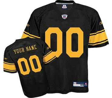 pittsburgh steelers customized replica alternate jerseys