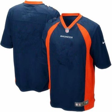 2014 New Denver Broncos Elite NFL Alternate Navy Blue Customized Jersey