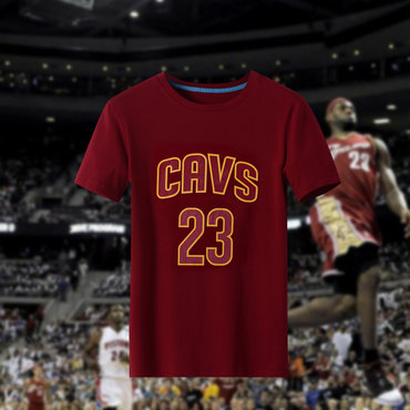 Lebron James Fresh Logo Red Men's Short Sleeve T-Shirt