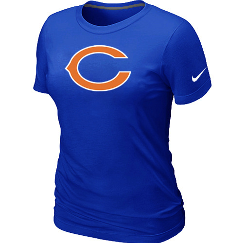 Women Chicago Bears Blue T-Shirts