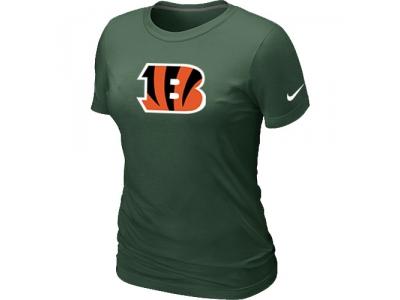 Women Cincinnati Bengals D.Green Logo T-Shirt