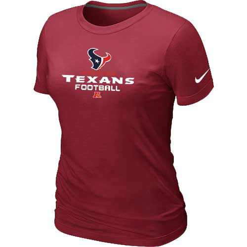 Women Houston Texans Red T-Shirt