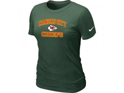 Women Kansas City Chiefs Heart & Soul D.Green T-Shirt