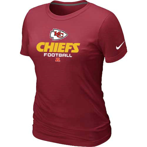 Women Kansas City Chiefs Red T-Shirt