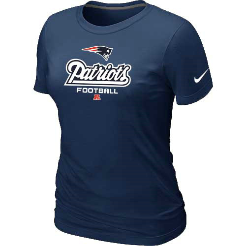 Women New England Patriots D.Blue T-Shirt