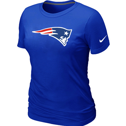 Women New England Patriots Blue T-Shirts
