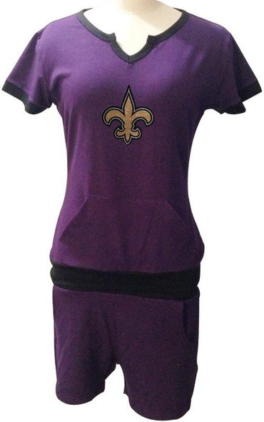 NIKE NFL New Orleans Saints women's sport suit purple