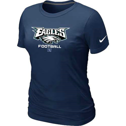 Women Philadelphia Eagles D.Blue T-Shirt
