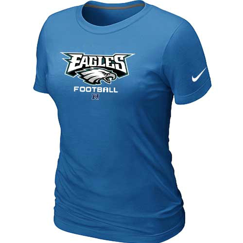 Women Philadelphia Eagles L.blue T-Shirt