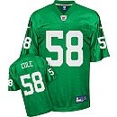 philadelphia eagles #58 trent cole 1960 throwback team color jersey