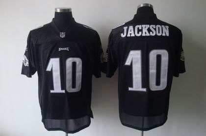 philadelphia eagles 10 desean jackson full black jersey