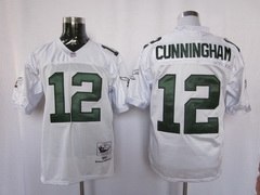 eagles #12 cunningham white mitchell&ness jersey
