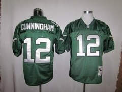 eagles #12 cunningham green mitchell&ness jersey