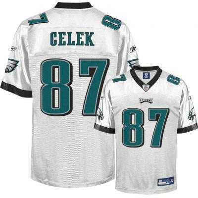 philadelphia eagles 87 brent celek jersey white