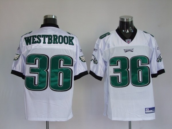 philadelphia eagles 36 brian westbrook white