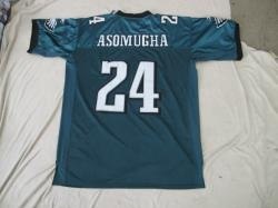 philadelphia eagles 24# asomugha blue jersey