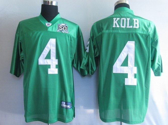 philadelphia eagles 4# kolb green [50th