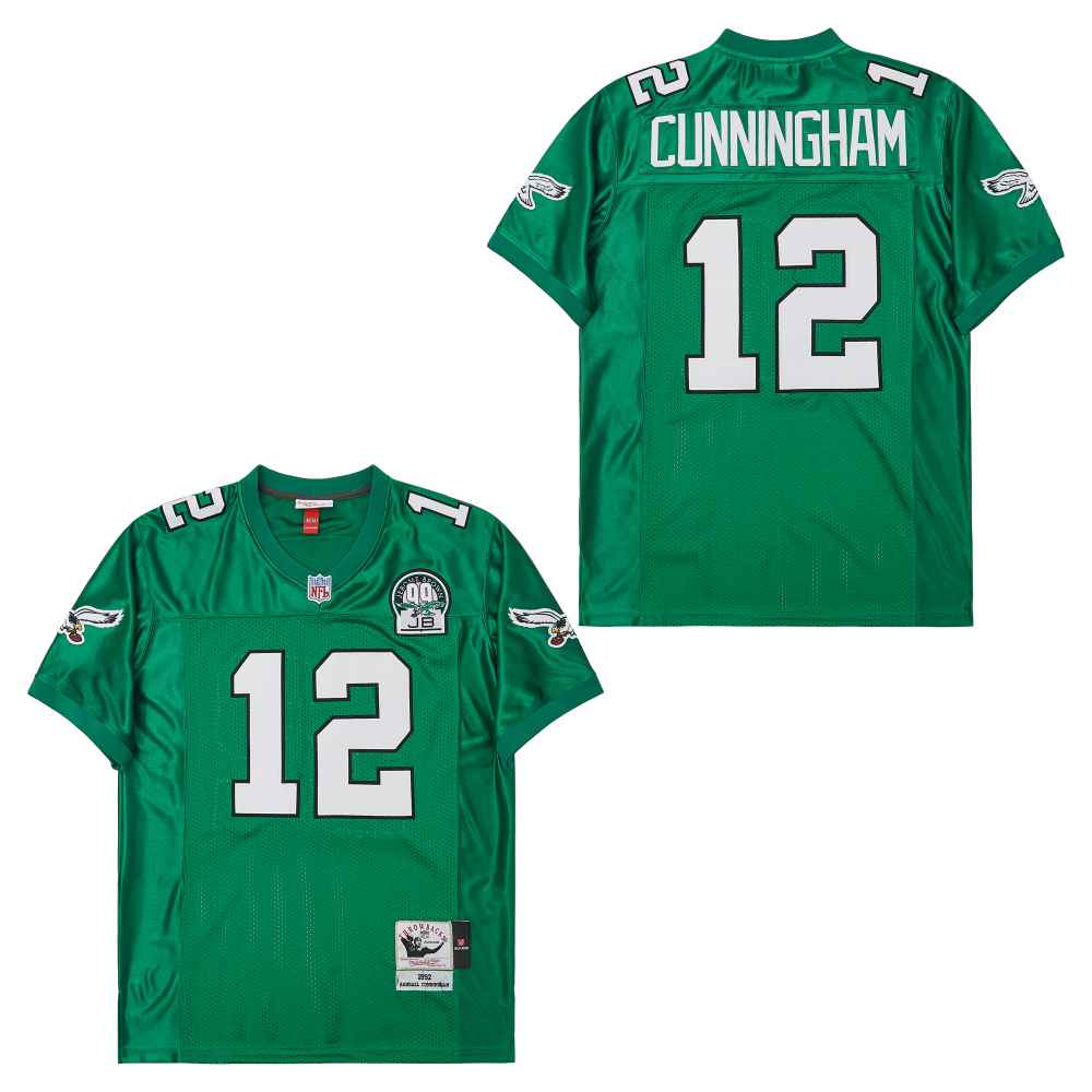 Mitchell&Ness Eagles #12 Throwback NFL Jersey 3