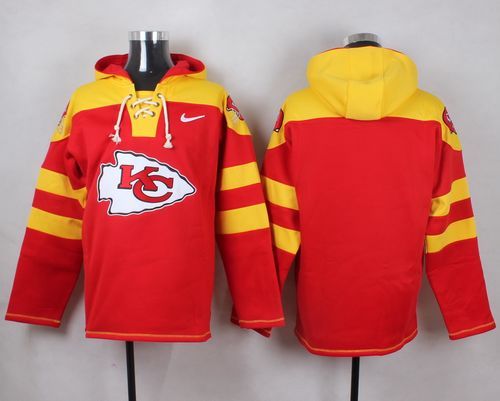 Custom Nike Chiefs Red Player Pullover NFL Hoodie (Any name&number)