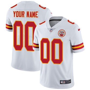 Nike Kansas City Chiefs Limited White Road Men's Jersey NFL Vapor Untouchable Customized jerseys