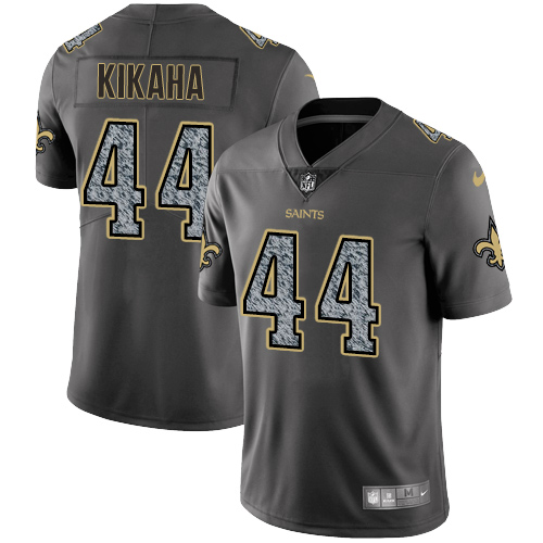 Nike Saints #44 Hau'oli Kikaha Gray Static Youth NFL Vapor Untouchable Game Jersey