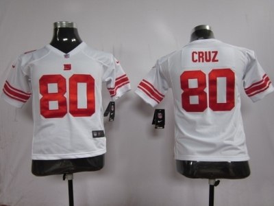 youth nfl new york giants #80 victor cruz white jerseys