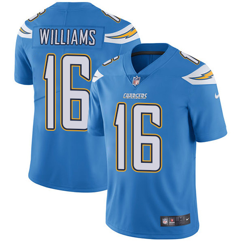 Nike Chargers #16 Tyrell Williams Electric Blue Alternate Youth Stitched NFL Vapor Untouchable Limited Jersey