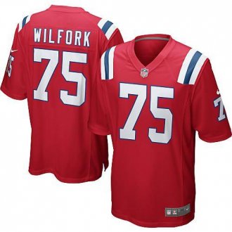 Youth Nike Patriots #75 Vince Wilfork Red Alternate Stitched NFL Elite Jersey