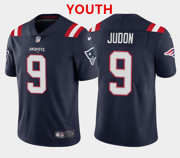 Youth New England Patriots #9 Matt Judon 2021 Navy Jersey