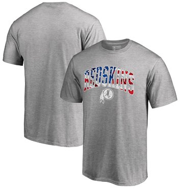 Washington Redskins Pro Line By Fanatics Branded Banner Wave T-Shirt Heathered Gray