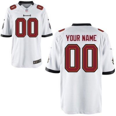 Youth NEW Tampa Bay Buccaneers Customized Game White Jerseys