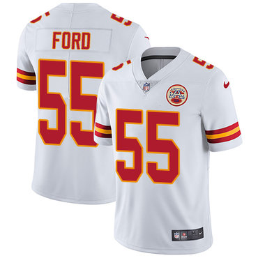 Nike Chiefs #55 Dee Ford White Youth Stitched NFL Vapor Untouchable Limited Jersey