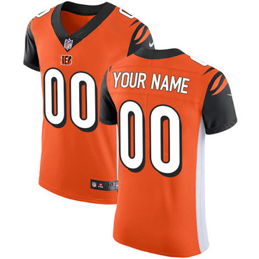 Nike Cincinnati Bengals Elite Orange Alternate Men's Jersey NFL Vapor Untouchable Customized jerseys