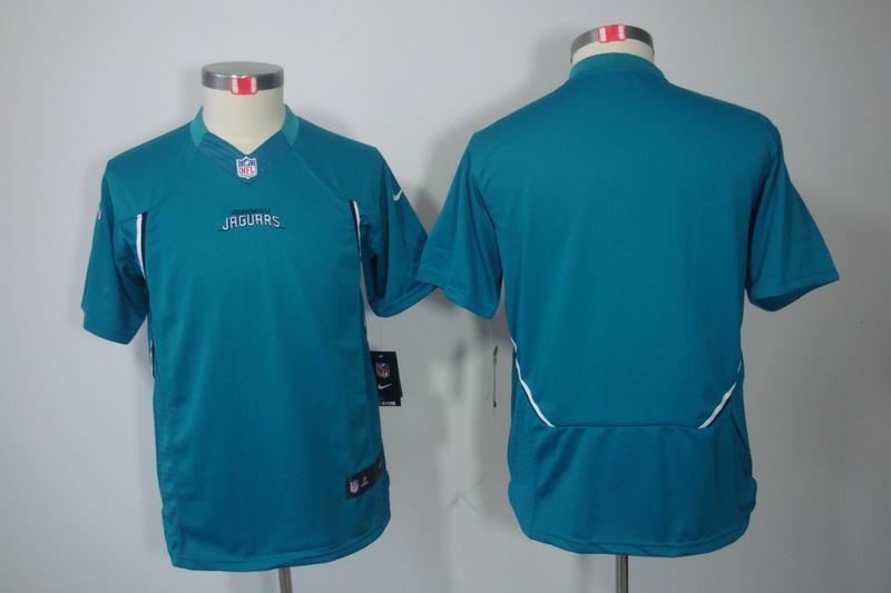 Youth NEW Jacksonville Jaguars Blank Green Jerseys