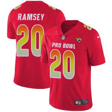 Nike Jaguars #20 Jalen Ramsey Red Youth Stitched NFL Limited AFC 2018 Pro Bowl Jersey
