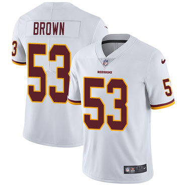 Nike Redskins #53 Zach Brown White Youth Stitched NFL Vapor Untouchable Limited Jersey