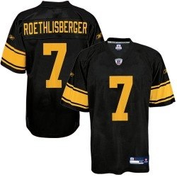 youth pittsburgh steelers 7 b.roethlisberger black yellow number