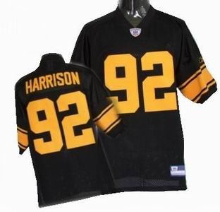 youth pittsburgh steelers james harrison 92 black yellow number