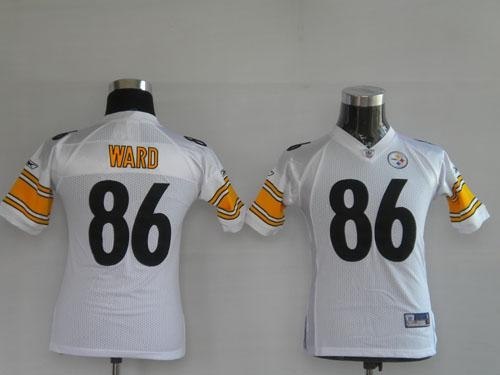 youth pittsburgh steelers 86 hines ward white jerseys