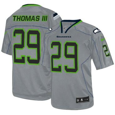 Youth Nike Seattle Seahawks #29 Earl Thomas III Lights Out Grey NFL Elite Jersey