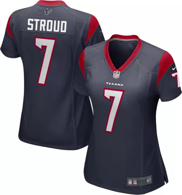 Women Houston Texans #7 C.J. Stroud Navy Stitched Jersey