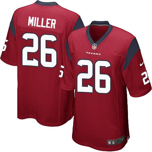 Youth Nike Texans #26 Lamar Miller Red Alternate Stitched NFL Elite Jersey