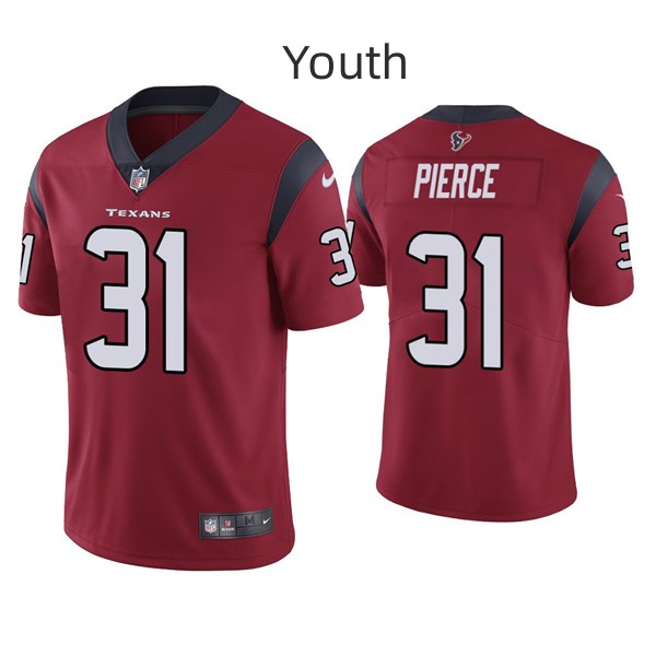 Youth Nike Texans #31 Dameon Pierce Red Alternate NFL Jersey